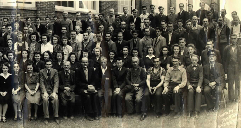 Employés de la Wollen en 1943