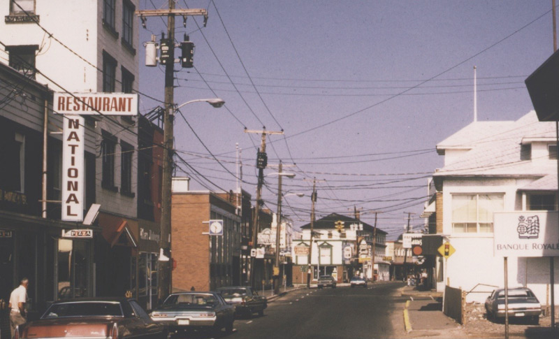 1e avenue est à St-Georges en 1977