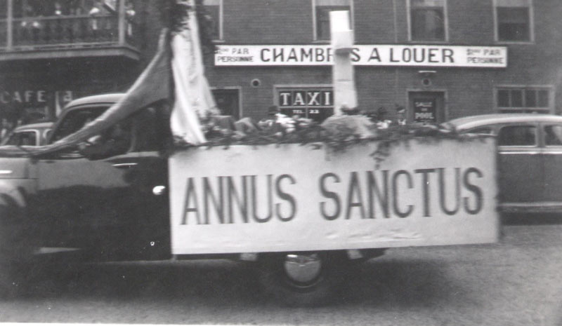 Parade de la St-Jean Baptiste en 1950
