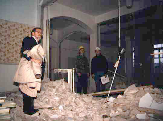 Rénovation de la nouvelle bibliothèque en 1995