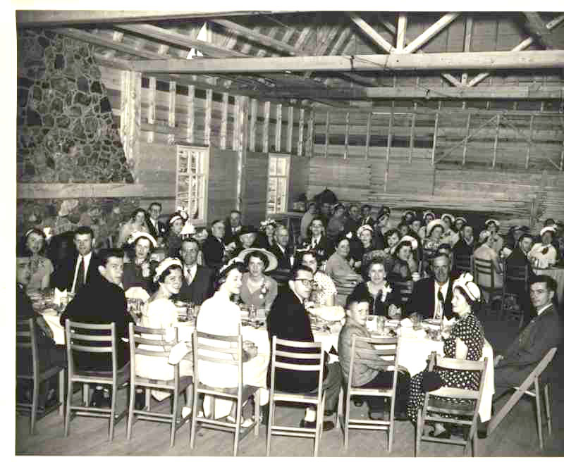 Réception à l'hotel Arnold en 1940