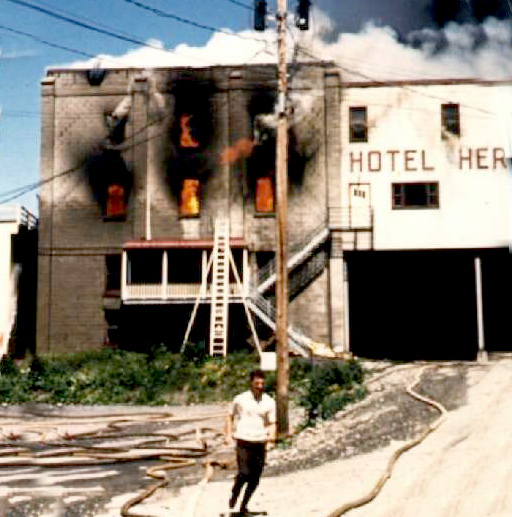 L'hôtel Hermandi en 1966
