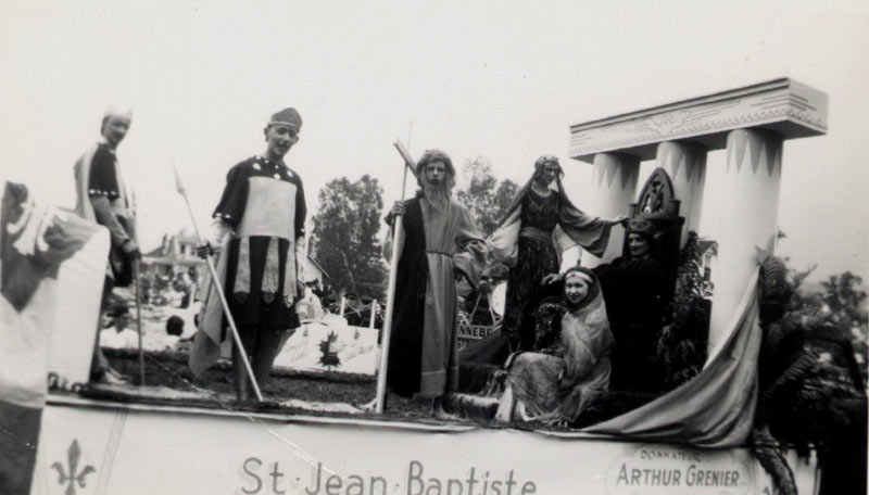 Parade de la St-Jean Baptiste en 1950