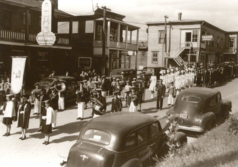 Parade en 1944