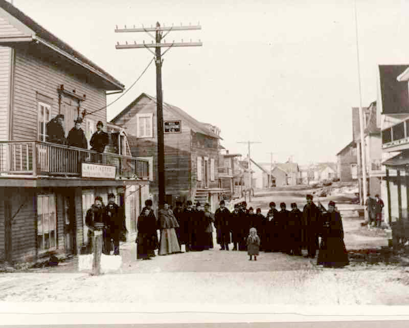 1e avenue à St-Georges en 1896