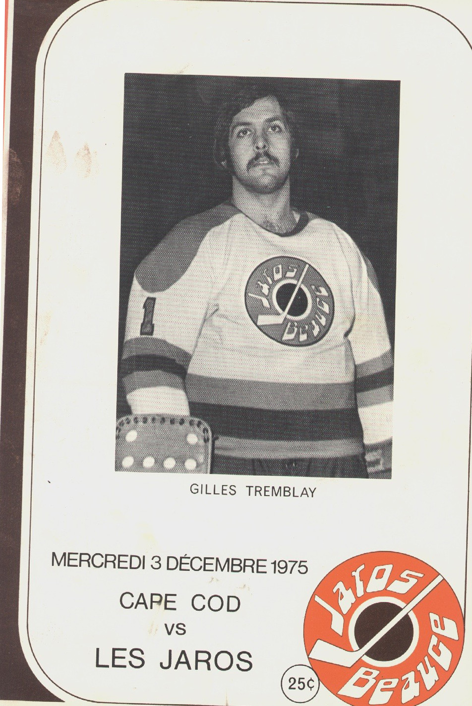 Gilles Tremblay en 1975