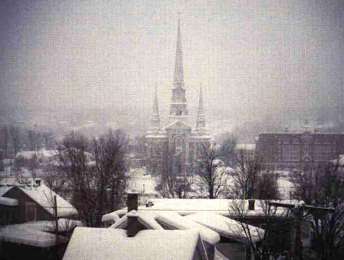 Église de St-Georges ouest en hiver