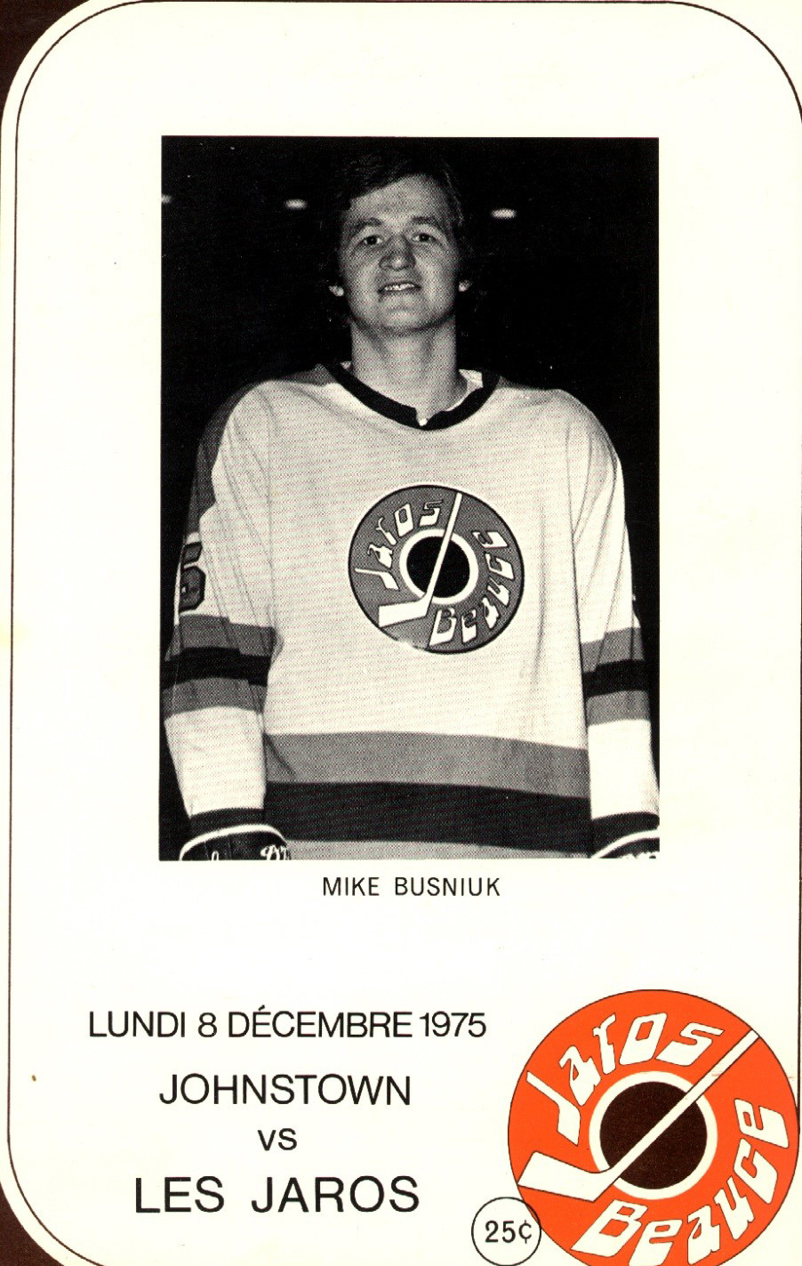 Mike Busniuk en 1975