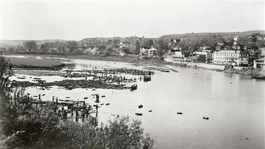 La drave à Saint-Georges au siècle dernier