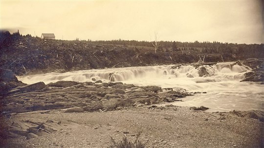 Le ruisseau Stafford près du Grand Sault de la Chaudière.