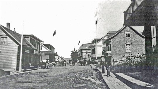 Souvenirs du centre-ville en 1890
