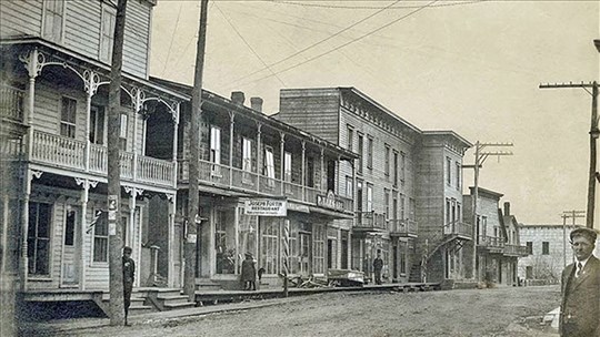 Le centre-ville d'autrefois et d'aujourd'hui