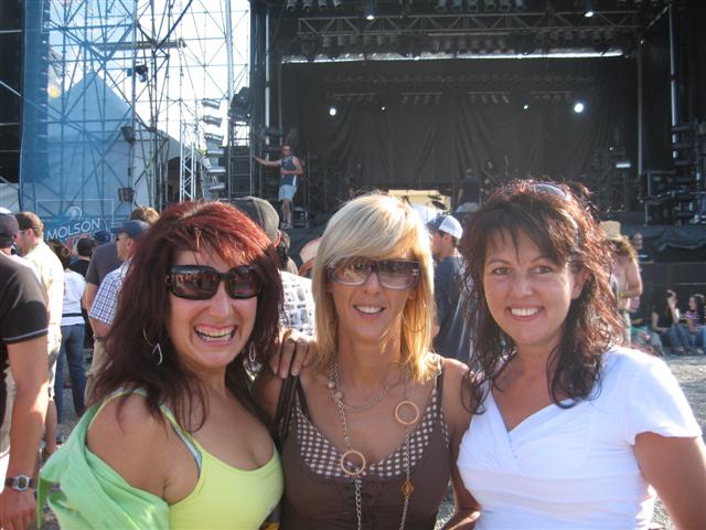 Johanne et ses amies à Woodstock 2008