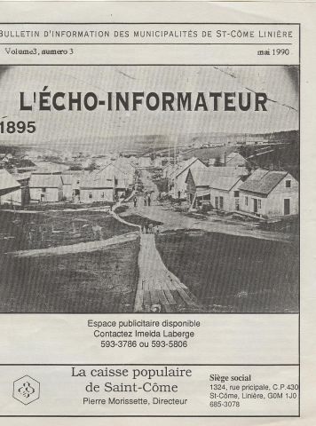 Écho-Informateur St-Côme 1895