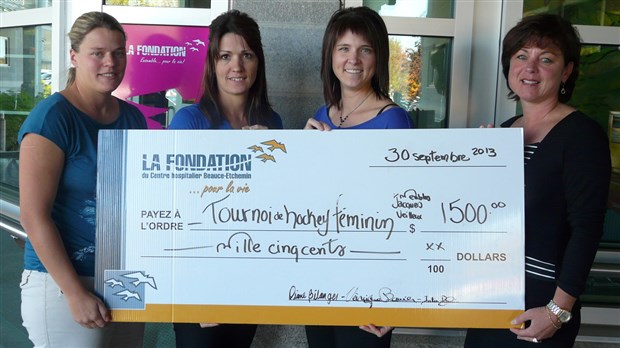 1500$ remis à la Fondation du Centre hospitalier Beauce-Etchemin