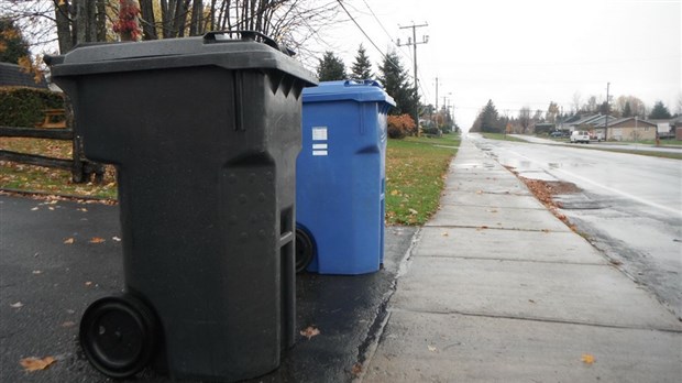 Cueillette des ordures et du recyclage à Saint-Georges : alternance à chaque semaine