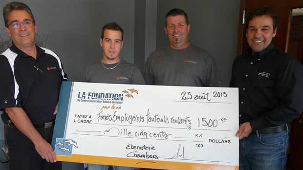 Ébénisterie Chambois appuie le Centre hospitalier Beauce-Etchemin