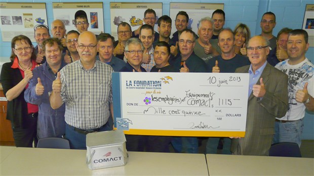 1115$ remis à la Fondation du Centre hospitalier Beauce-Etchemin
