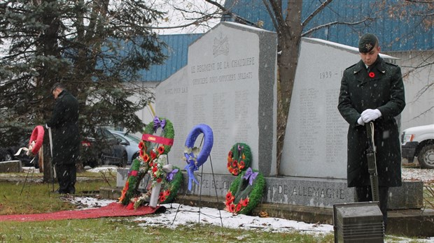 Jour du Souvenir: commémoration au Parc Mathieu à Beauceville