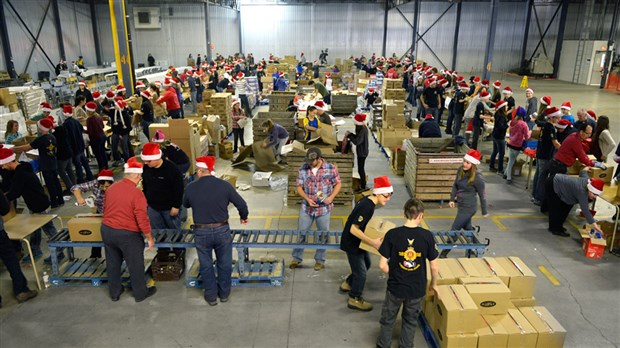 Les paniers de Noël de Moisson Beauce… c’est dans la boite 