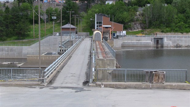 Fermeture temporaire de la voie de circulation sur le barrage Sartigan