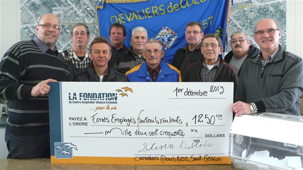 Un don de 1250$ à la Fondation du Centre hospitalier Beauce-Etchemin