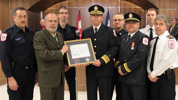 Ville Saint-Georges souligne le travail de ses pompiers à Lac-Mégantic