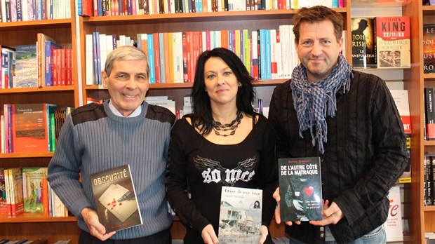 Trois auteurs de la région présentent leurs ouvrages à la Librairie Sélect