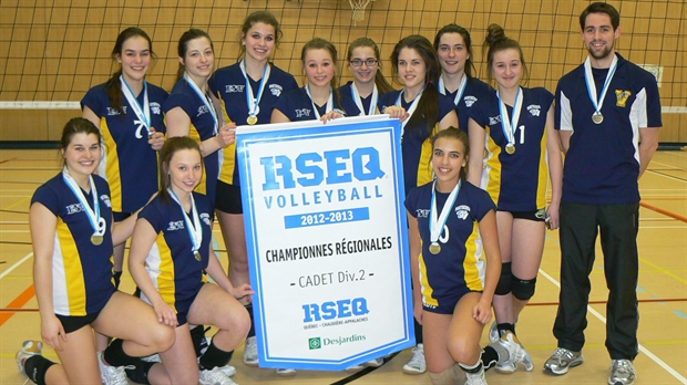 Cadet féminin AA : l’équipe de volleyball de l’ESV remporte le championnat régional