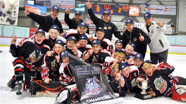 Le pee-wee AA des Élites de Beauce-Amiante remporte la Coupe Dodge 2013
