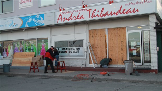 Deux commerces vandalisés au centre-ville de Saint-Georges