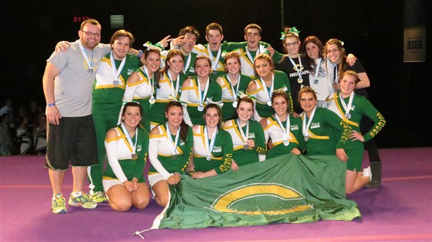 Le Cégep Beauce-Appalaches récolte l’argent au championnat provincial de cheerleading