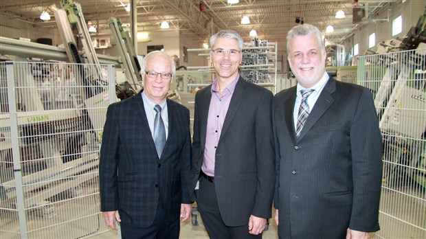 Philippe Couillard est conscient des enjeux économiques de la Beauce