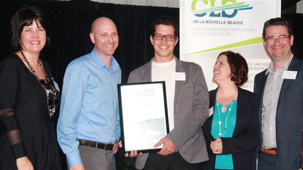 Christian Marcoux remporte le premier prix Jeune entreprise en Nouvelle-Beauce