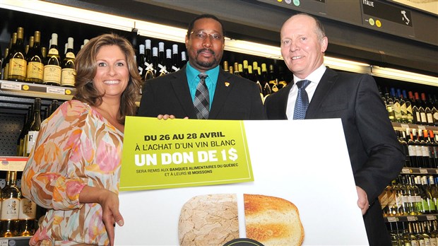 Campagne « Des vins généreux » : Moisson Beauce reçoit 10 077 $ de la SAQ