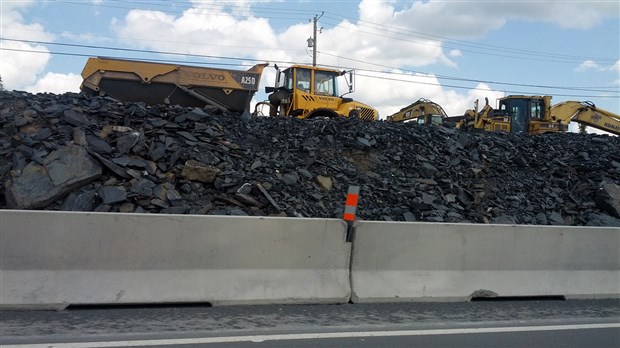 Construction d’un égout pluvial sur la 173 à Saint-Georges