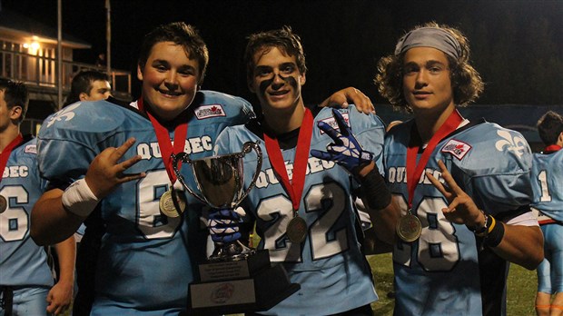 Trois Beaucerons remportent le Championnat canadien de football MU18
