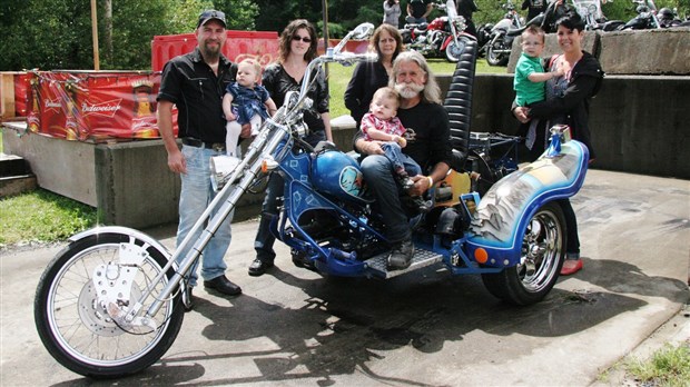 Le Party Harley amasse 13 900$ pour trois enfants de la région