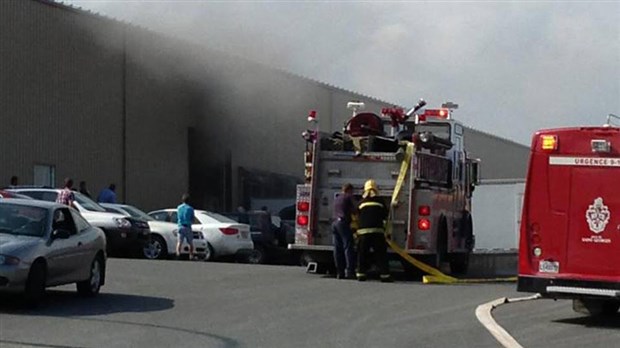 Début d’incendie à l’Ébénisterie Chambois