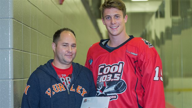 Maxime Goulet gagne un billet de saison pour le Cool FM