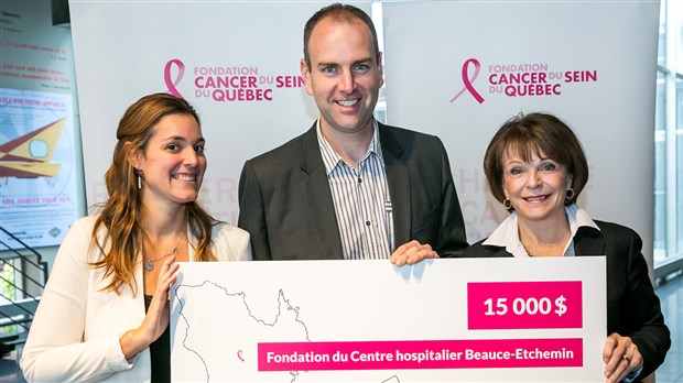 Un don de 15 000 $ à la FCHBE pour l’achat d’un mammographe numérique