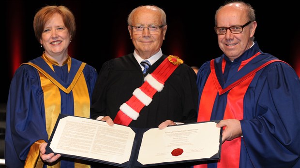Hervé Pomerleau reçoit un doctorat honorifique de l’École de technologie supérieure