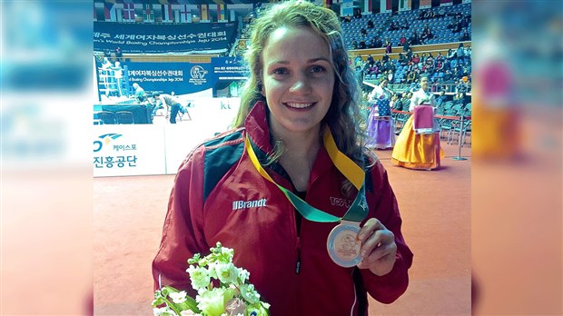 Ariane Fortin célébrera la conquête de sa médaille à Saint-Georges le 20 décembre