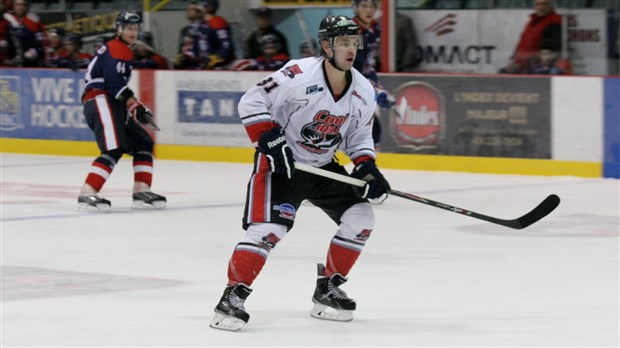 Jérémy Vigneault-Bélanger est la recrue offensive du mois de novembre