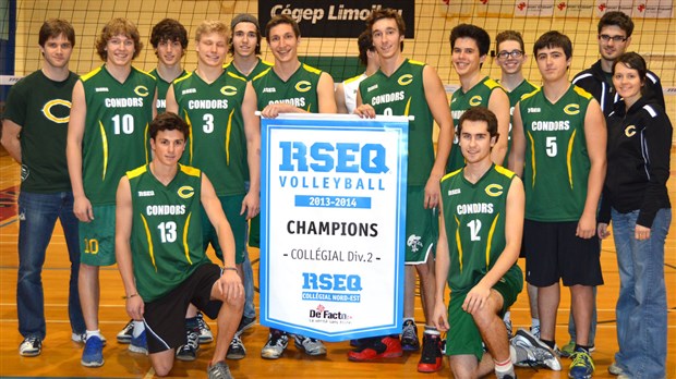 Les Condors couronnés champions en volleyball masculin