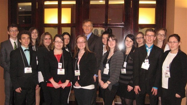 Des élèves de la CSBE deviennent apprentis députés au Parlement d’Ottawa
