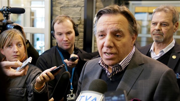 François Legault s’arrête en Beauce