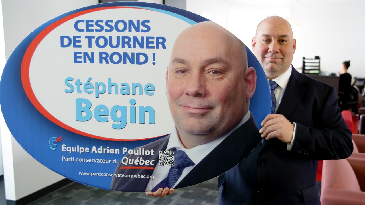 Stéphane Bégin, la voix du Parti conservateur du Québec dans BeauceSud