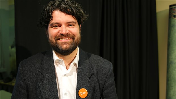 Mathieu Dumont, candidat pour Québec solidaire dans Beauce-Nord