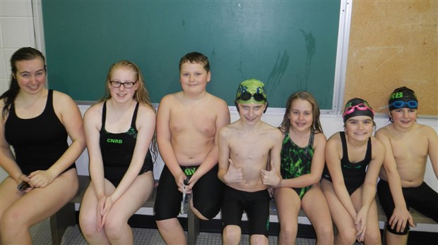 Les nageurs du Club de natation régional de Beauce se démarquent